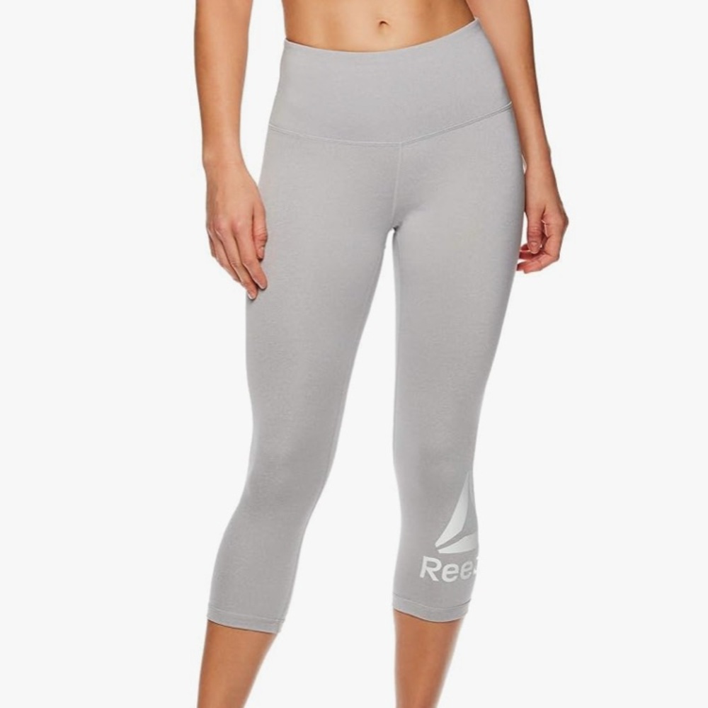 Reebok Light Gray Athletic Leggings